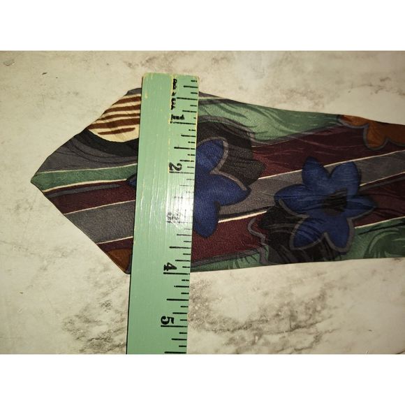 Chez Raffe Men's Suit Tie Flora Print Necktie - Picture 5 of 5